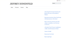 Desktop Screenshot of jeffreydonenfeld.com