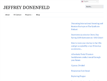 Tablet Screenshot of jeffreydonenfeld.com